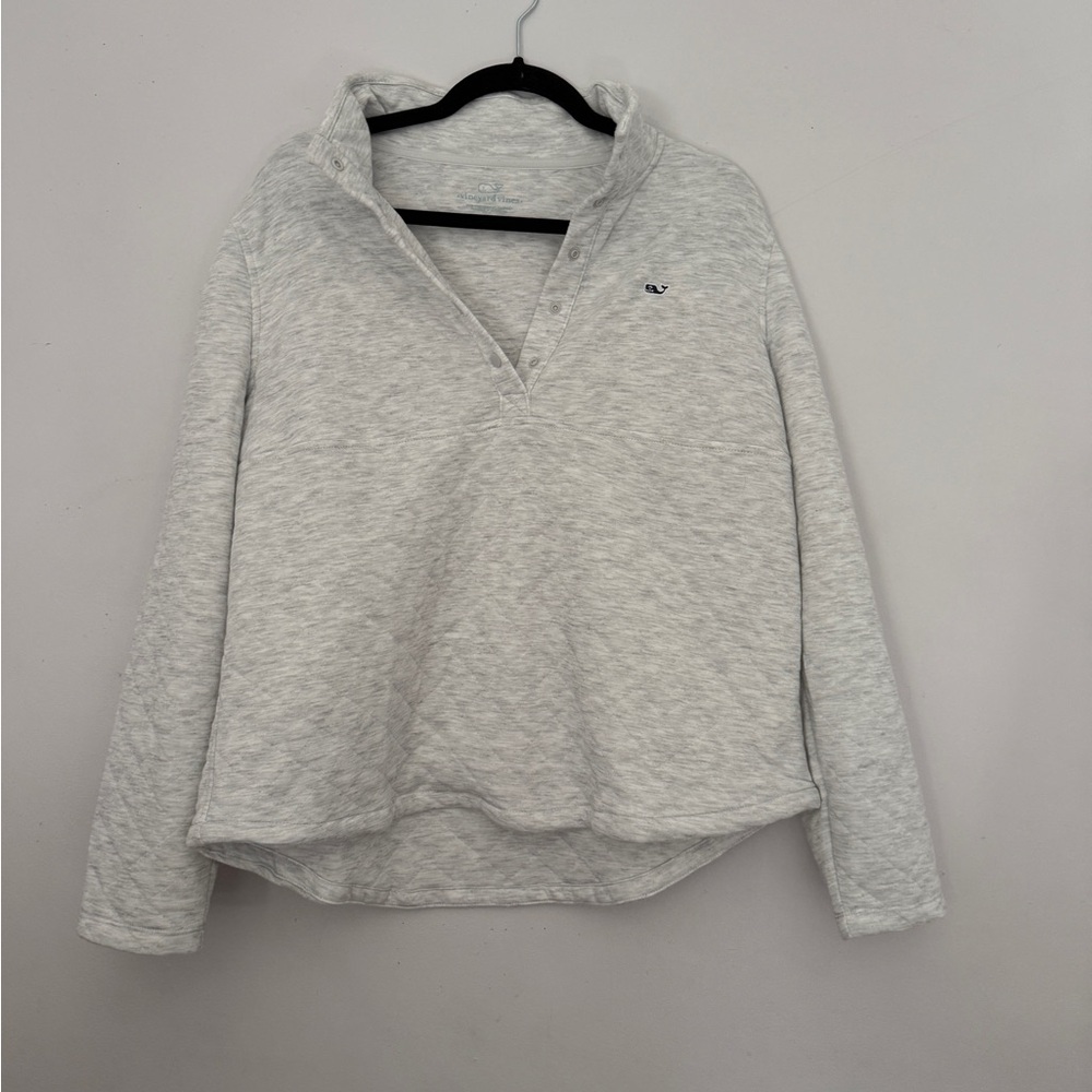 Vineyard Vines Women's Light Gray Sweatshirt